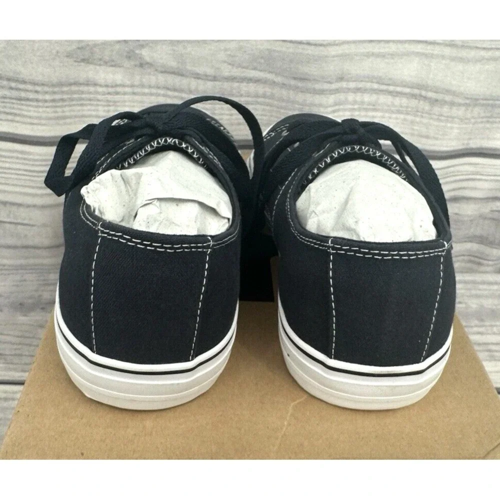 ETNIES RLS CANVAS SKATE SHOES Women's Size 6.5 NAVY BLUE  NEW IN BOX!!‎